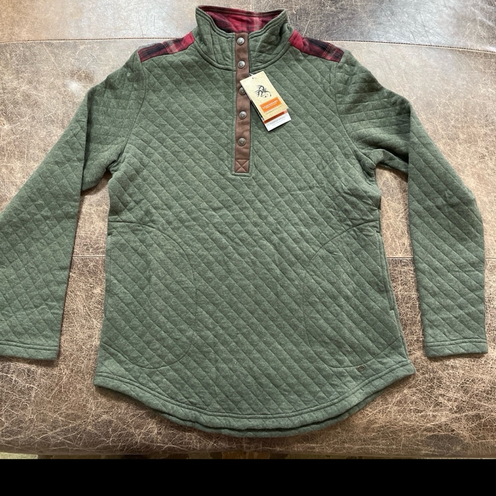 Legendary Whitetails Green Quilted Tunic